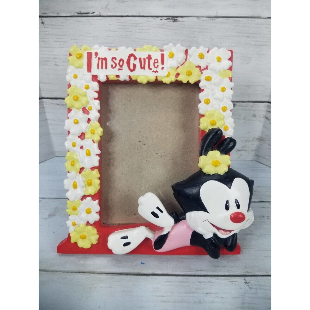 Animaniacs Cartoon Warner Brothers EXTREMELY RARE Dot Picture Frame I'm So Cute